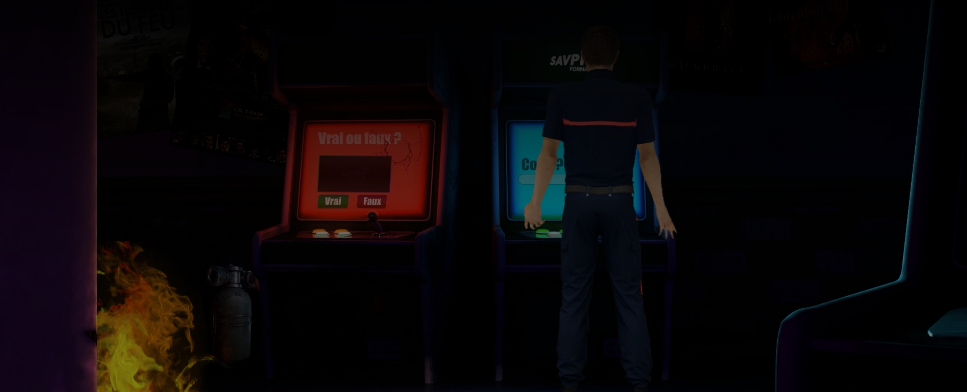 Formation incendie en escape game digital